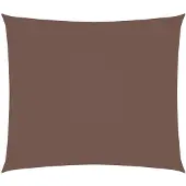 vidaXL Zonnescherm rechthoekig 2x2,5 m oxford stof bruin
