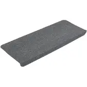 vidaXL Trapmatten zelfklevend 15 st 65x24,5x3,5 cm grijs