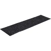 vidaXL Trapmatten zelfklevend 15 stuks 76x20 cm donkergrijs rechthoekig