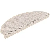 vidaXL Trapmatten zelfklevend 15 st sisal-look 65x21x4 cm berber