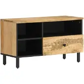 vidaXL Tv-meubel 80x33x46 cm massief mangohout