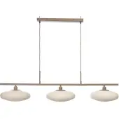 It's About Romi Glazen hanglamp Sapporo, dimbaar, crème / amber, Keuken, metaal, hanglamp