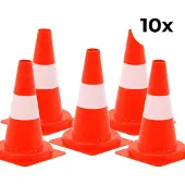 Allesveilig.nl 10-pack verkeerskegel soepel 30cm