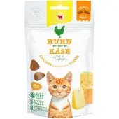 GimCat 12x Crunchy Kattensnack Kip & Kaas 50 Gr