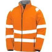 Result Genuine Recycled Result Recycled RT505 Recycled Printable Safety Softshell Jacket