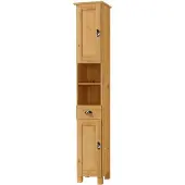 Notio Living Toscana-Hoge Kast - 2-Deurs 1-Lade - Gebeitst