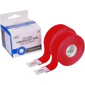 NASARA Kinesio Tape | 2,5cm x 5m (2 rollen) 2 St