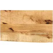 vidaXL Tafelblad met natuurlijke rand 60x40x2,5 cm massief mangohout