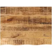 vidaXL Tafelblad met natuurlijke rand 90x60x2,5 cm massief mangohout