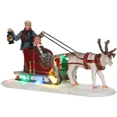 Luville Kerstfiguur Reindeer Sleigh