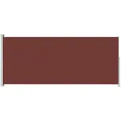 vidaXL Tuinscherm uittrekbaar 180x500 cm bruin