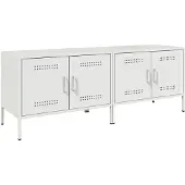 vidaXL Tv-meubelen 2 st 68x39x50,5 cm staal wit
