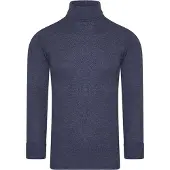 Beeren Heren Thermo Colshirt - Lange mouwen - Warm thermoshirt hoge hals - Blauw / XL