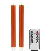 Addison Ross kaars 23cm LED Orange