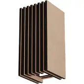 Blij Design Wandlamp Brick Naturel 2x GU10