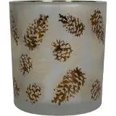 Mars & More Theelichthouder herfst dennenappel small 8cm