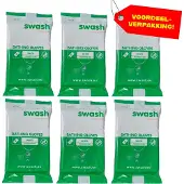 Swash Washandjes - Parfumvrij - 6x 5-pack voordeelverpakking