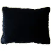 Mars & More half kussen fluweel goud zwart 35x45cm
