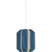 Light & Living Hanglamp Kozana blauw met crème Ø 36cm