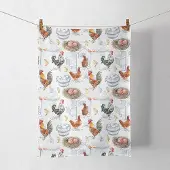 Ambiente Keukendoek Chicken Farm 50x70cm 100% Katoen Multi multi Katoen Ambiente
