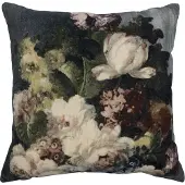 Mars & More kussen fluweel romantisch bloemen 45x45cm