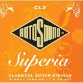Rotosound Snarenset klassieke gitaar - CL2 - Superia - Clear nylon - Silverplated bas - Normal tension