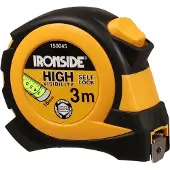 Ironside Rolbandmaat 3Mtr/16mm Rubber - 1875045