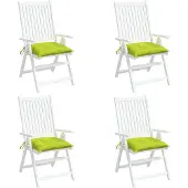 vidaXL Palletkussens 4 st 50x50x7 cm oxford stof felgroen