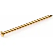 Hoenderdaal Draadnagel Messing Bombekop 1.2X15 | 1 kg - 8003.20.04410