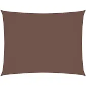 vidaXL Zonnescherm rechthoekig 4x5 m oxford stof bruin