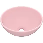 vidaXL Wastafel rond 32,5x14 cm keramiek matroze