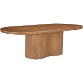LivingFurn Eettafel Sevilla Mangohout Naturel 300cm
