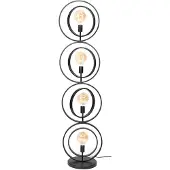 Fraaai Erika vloerlamp 4L XL - zwart