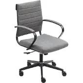 Sedero Bureaustoel Cádiz Antraciet - Stof - Black Steel Edition - Bureaustoel voor Volwassenen