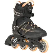 K2 Rollschuhe - Alexia 80 Boa - Schwarz/Orange - Inline - - 36,5 - Rollschuhe