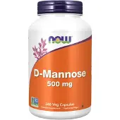 Now D-Mannose 500mg - 240 v-caps