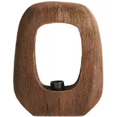 Light & Living Donker Houten Tafellamp Kelafo 24 X 30cm