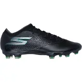 SKECHERS Razor 1.5 Elite Gras Voetbalschoenen (FG) Zwart Zilver