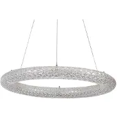 LUCANDE Hanglampe , Tumata, dimbare, Doorzichtig, Woonkamer, Kunststof, Modern