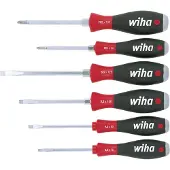 Bahco Schroevendraaierset 530HK6 | 6-delig sleuf / PH | meercomponentengrepen | 6-kant-mes / aanzet | 1 stuk - 21250