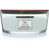 Woodwick Heartwick Flame Ellipse Geurkaars - Sagewood & Seagrass - 50 branduren