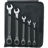 Stahlwille 96411705 17/5 Steek-ringratelsleutelset 5-delig Sleutelbreedte (metrisch) 8 - 19 mm