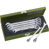 Proxxon 23124 MicroSpeeder Ring-steeksleutelset 7-delig Sleutelbreedte (metrisch) 8 - 19 mm