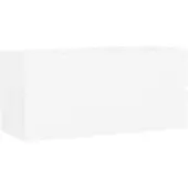 vidaXL Wastafelonderkast, wit, 100x38,5x45 cm, van houtvezel