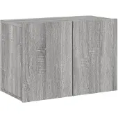 vidaXL Tv-meubel wandgemonteerd 60x30x41 cm grijs sonoma eikenkleurig