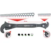 Ks Tools 1140055 114.0055 Multifunctionele sleutel voor één hand Sleutelbreedte (metrisch) 14 - 32 mm