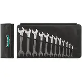 Stahlwille Set dubbele steeksleutels | 12-delig SW6-32 mm | chroom-legering-staal verchroomd | 1 stuk - 96400306 96400306