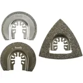 Kwb 708600, Bladschuurpapier, Beton, Steen, Hout, Karbid, 3 stuks, Blisterverpakking
