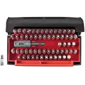 Wiha 07943 07943 Bitset 61-delig Plat, Kruiskop Phillips, Kruiskop Pozidriv, Inbus, Binnen-Torx