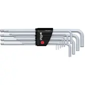 Wiha Inbus Haakse schroevendraaierset 1.5 mm, 2 mm, 2.5 mm, 3 mm, 4 mm, 5 mm, 6 mm, 7 mm, 8 mm, 9 mm, 10 mm 11-delig